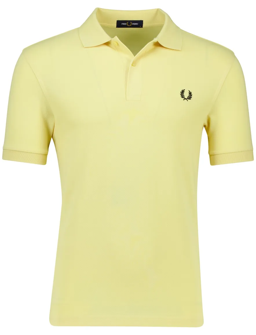 Fred Perry polo lichtgeel