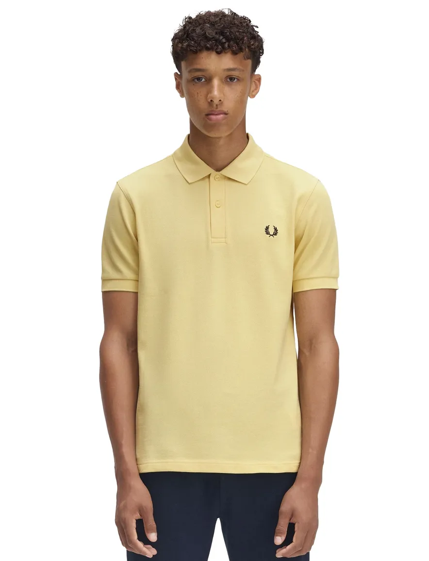 Fred Perry polo lichtgeel