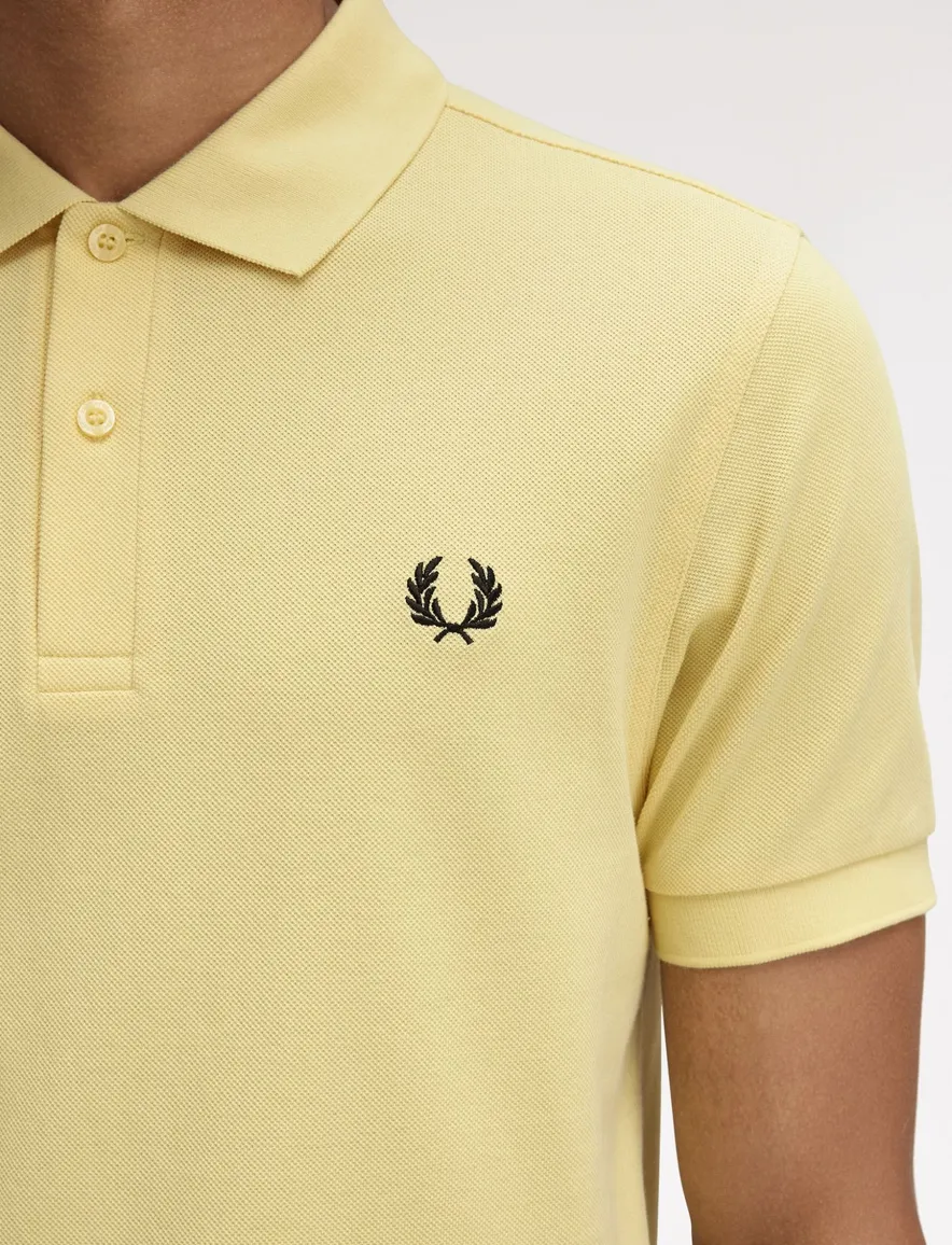 Fred Perry polo lichtgeel
