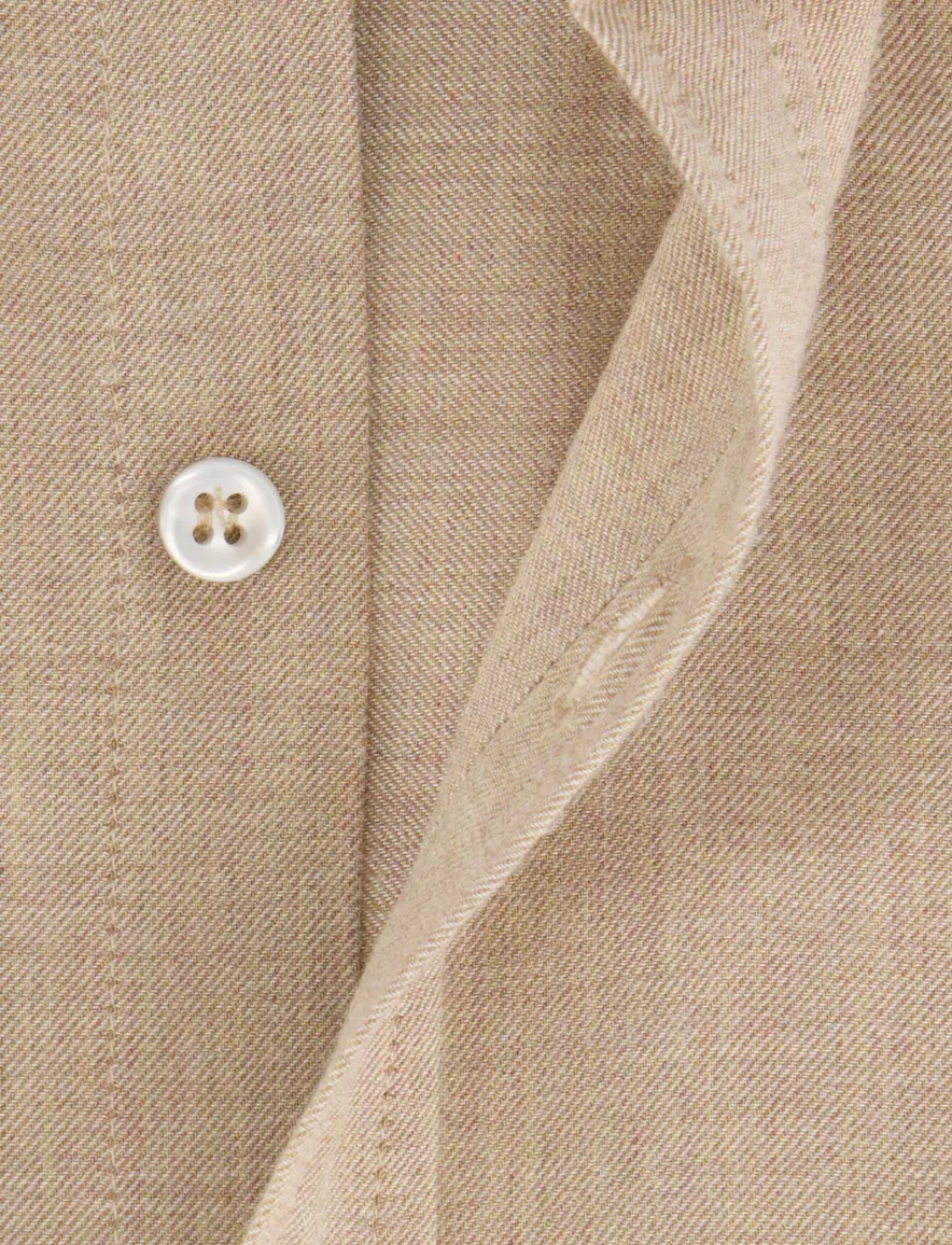 Paul & Shark overhemd beige met borstzak