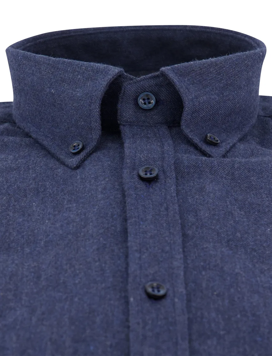 Paul & Shark overhemd donkerblauw wijde fit