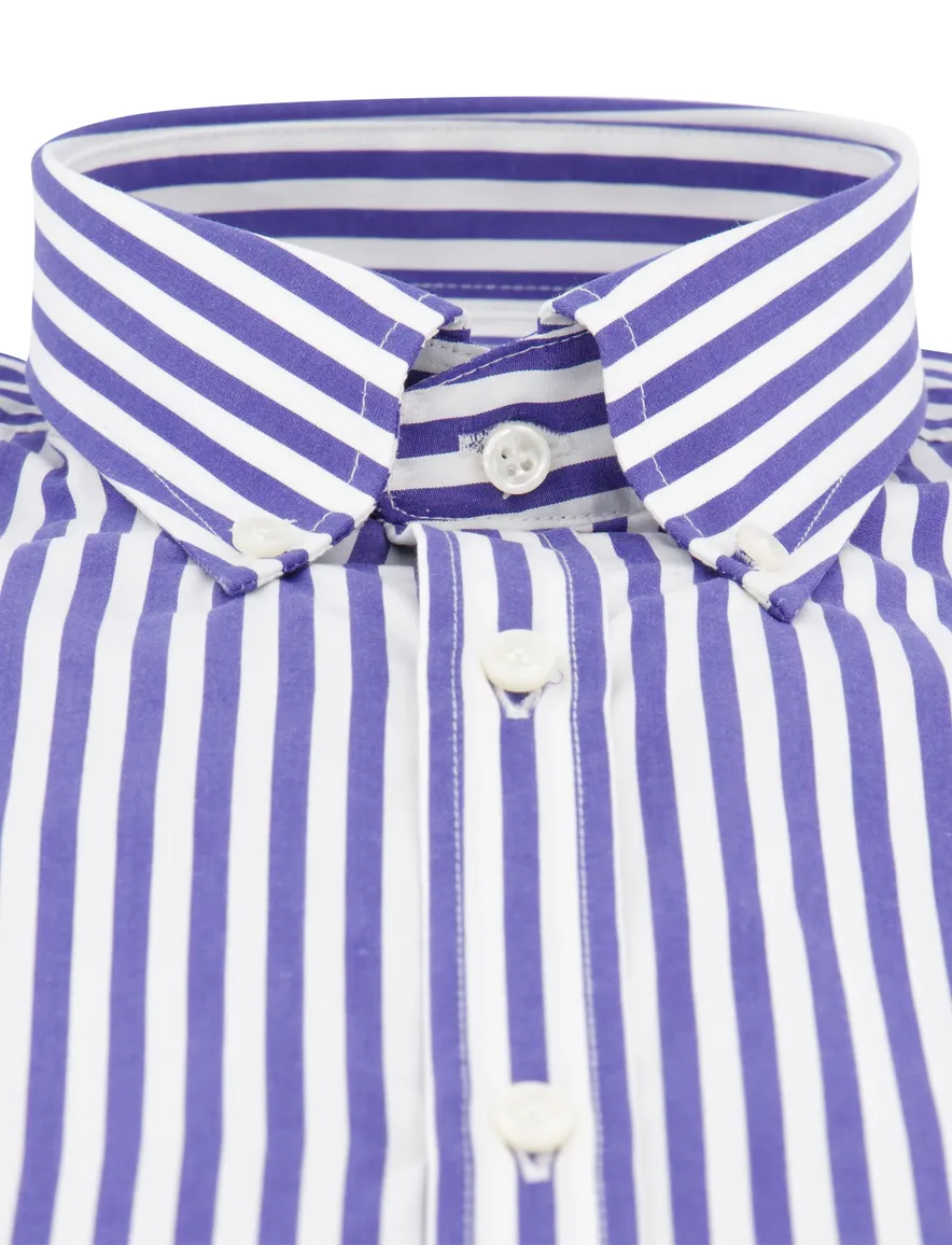 Paul & Shark overhemd blauw gestreept