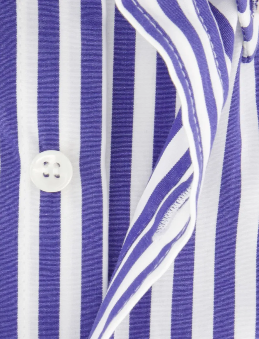 Paul & Shark overhemd blauw gestreept