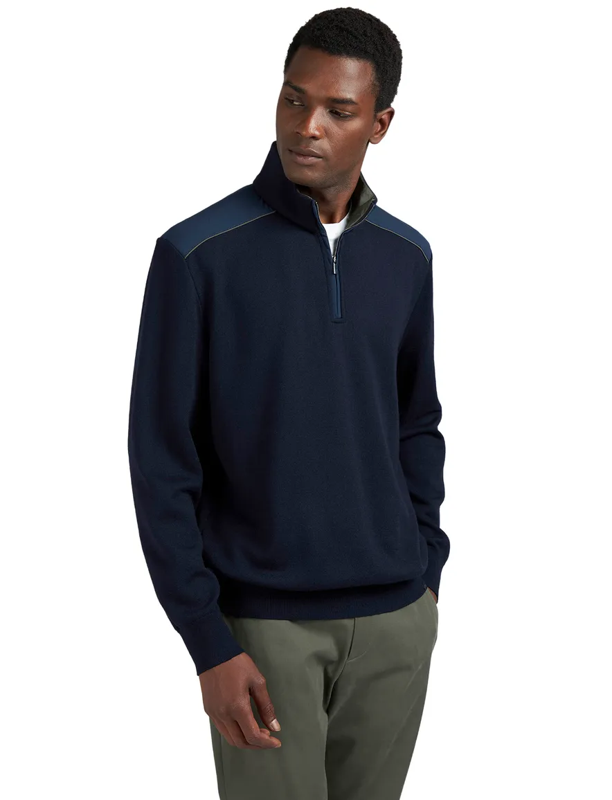 Paul & Shark trui donkerblauw