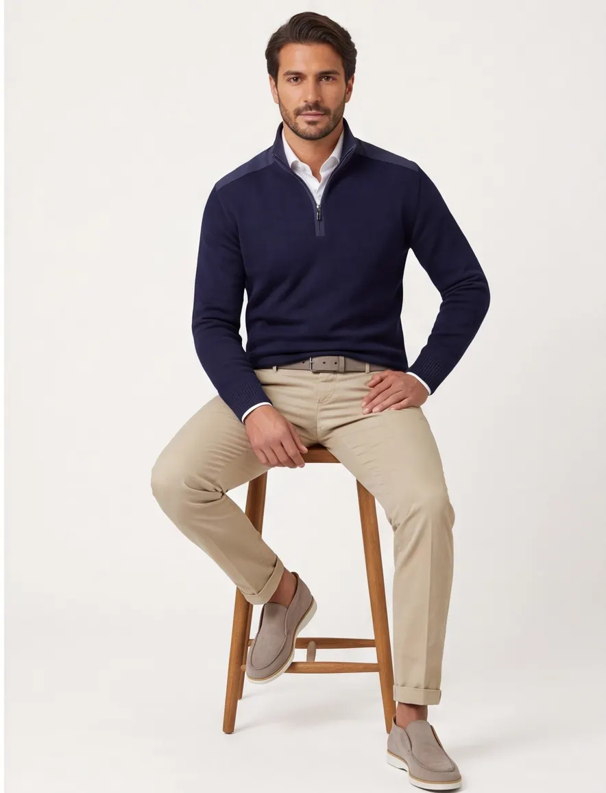 Paul & Shark trui donkerblauw