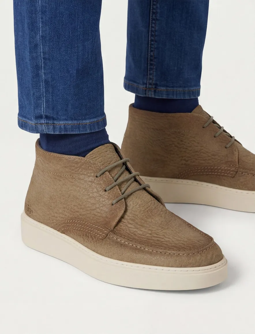 Giorgio boots beige leer structuur
