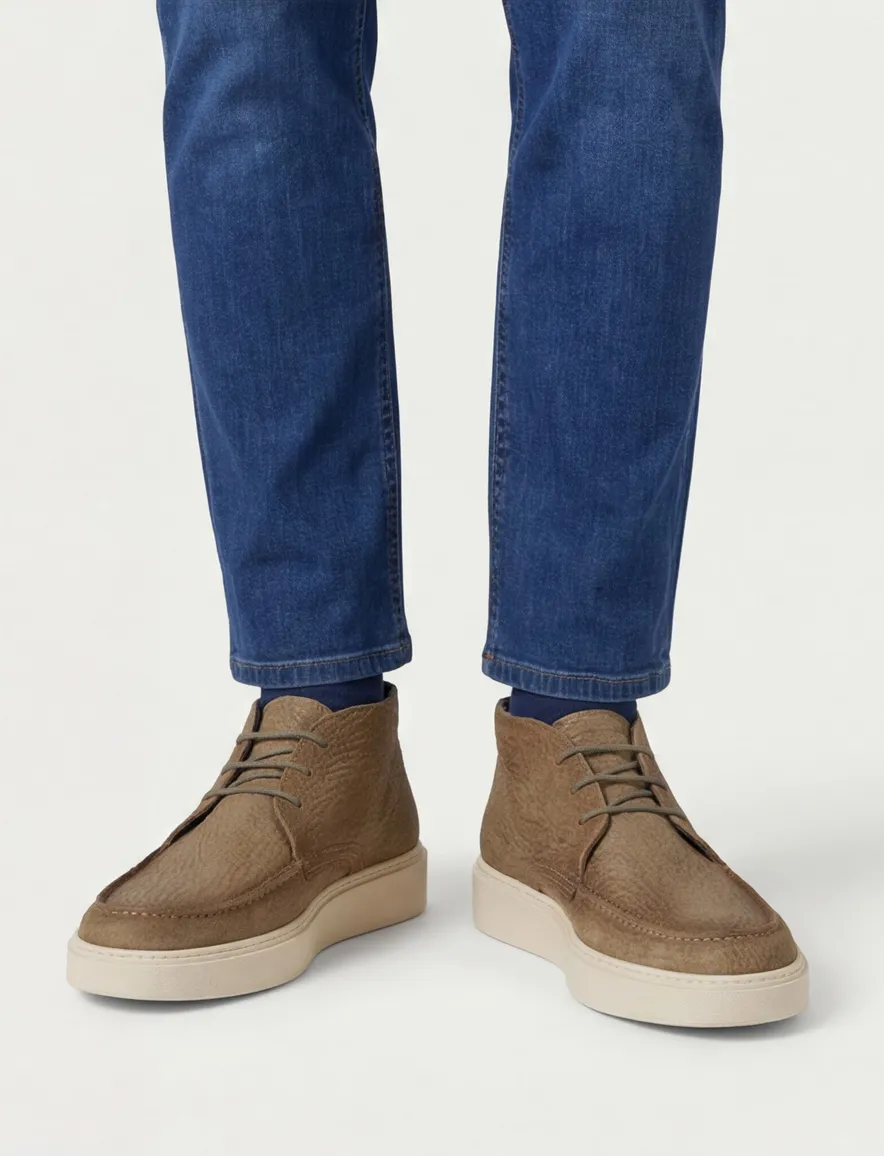 Giorgio boots beige leer structuur