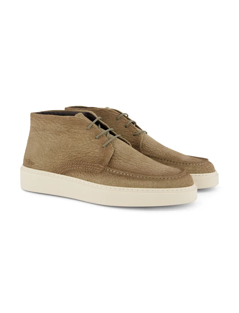 Giorgio boots leer structuur beige