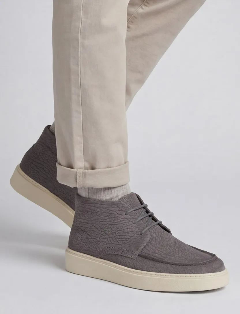 Giorgio schoenen grijs leer