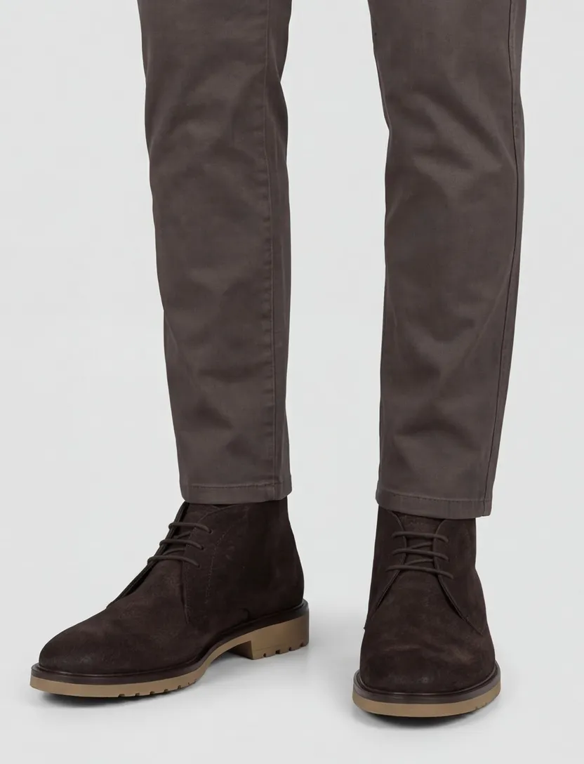 Giorgio leren schoenen bruin structuur