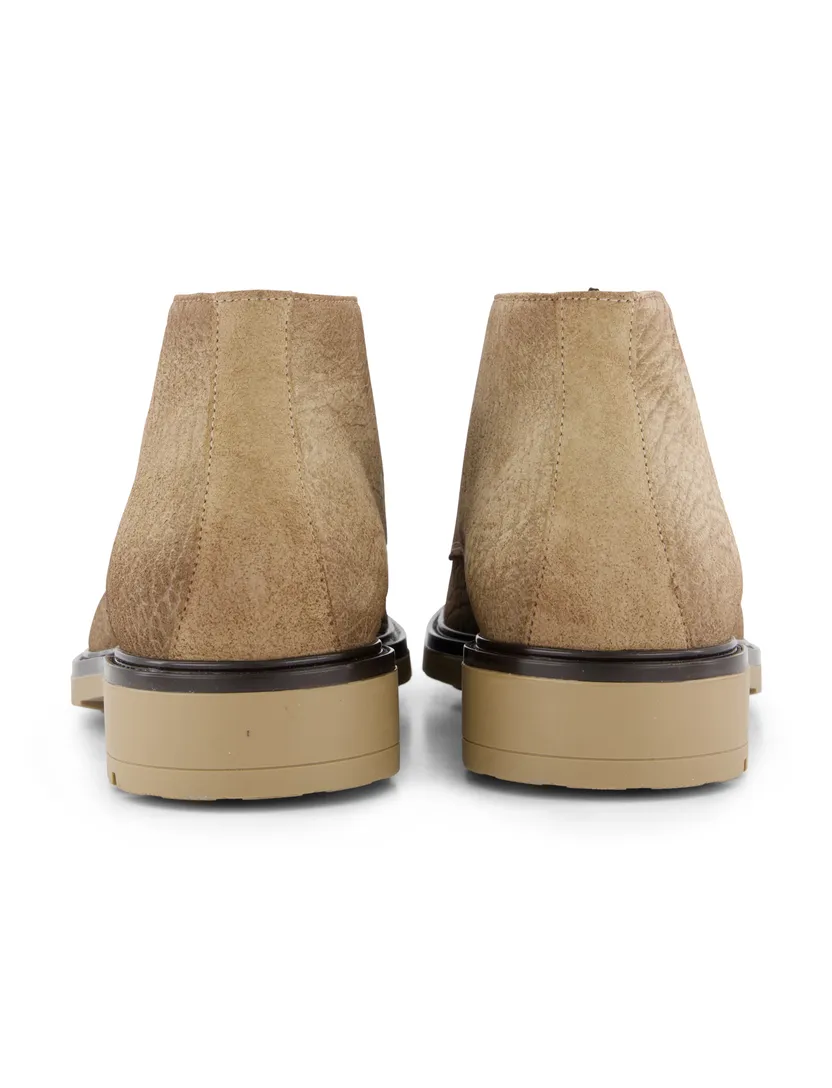 Giorgio leren boots beige structuur