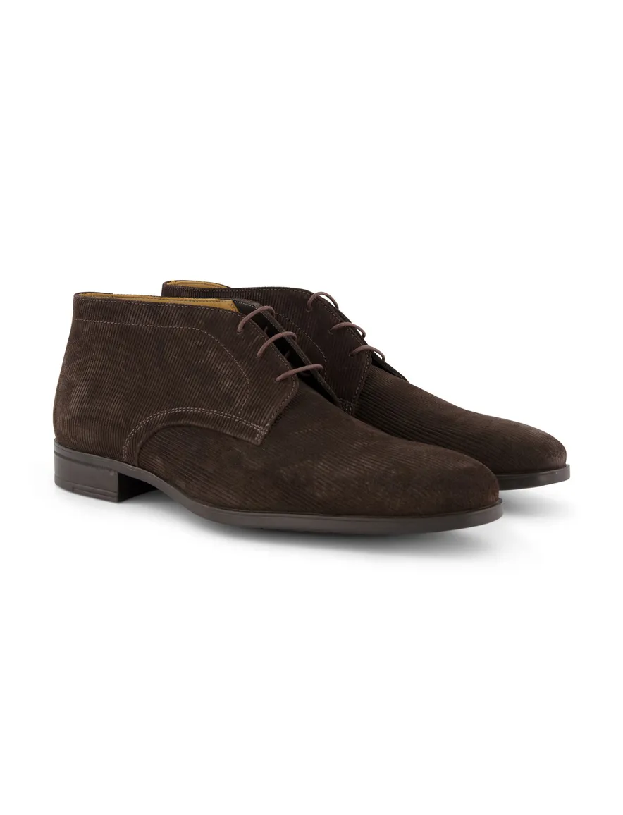 Giorgio nette schoenen bruin streep leer