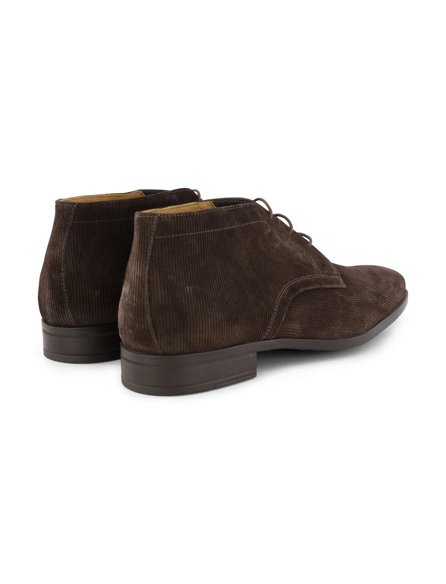 Giorgio nette schoenen bruin streep leer
