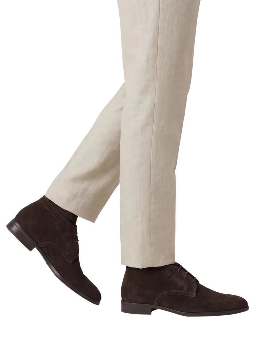 Giorgio nette schoenen bruin streep leer