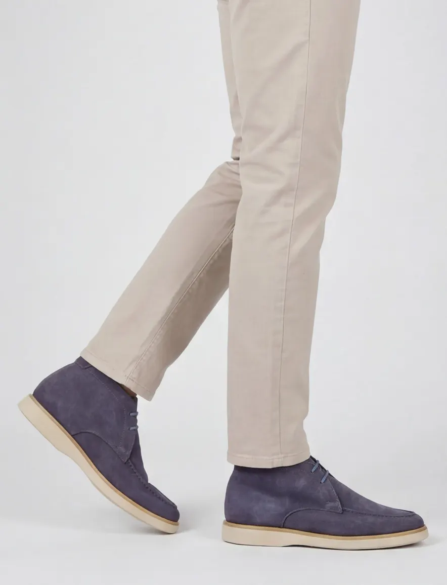 Giorgio schoenen blauw effen veters