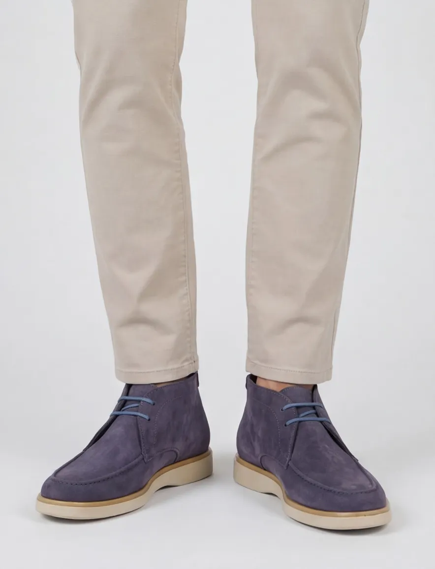 Giorgio schoenen blauw effen veters