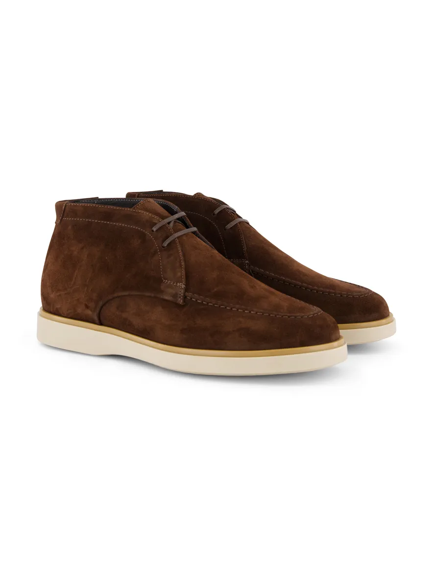Giorgio schoenen suede bruin