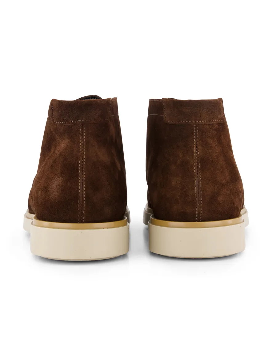 Giorgio schoenen suede bruin