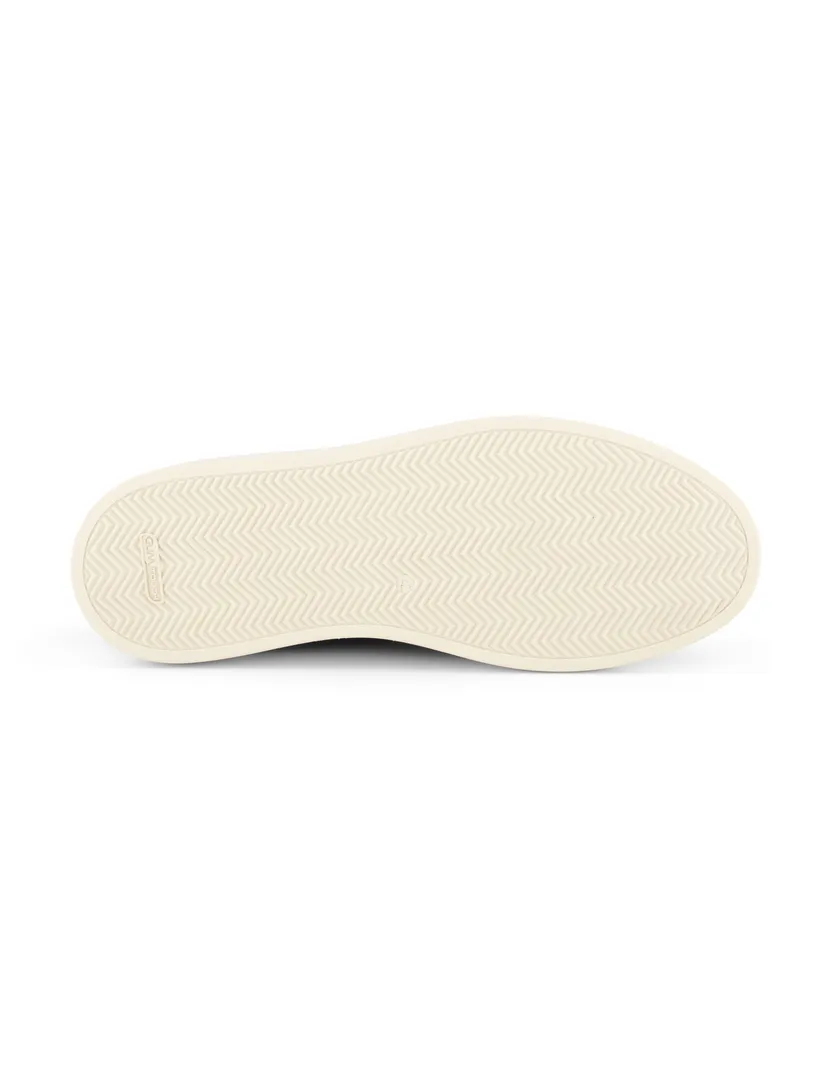 Giorgio sneakers donkerbruin met print