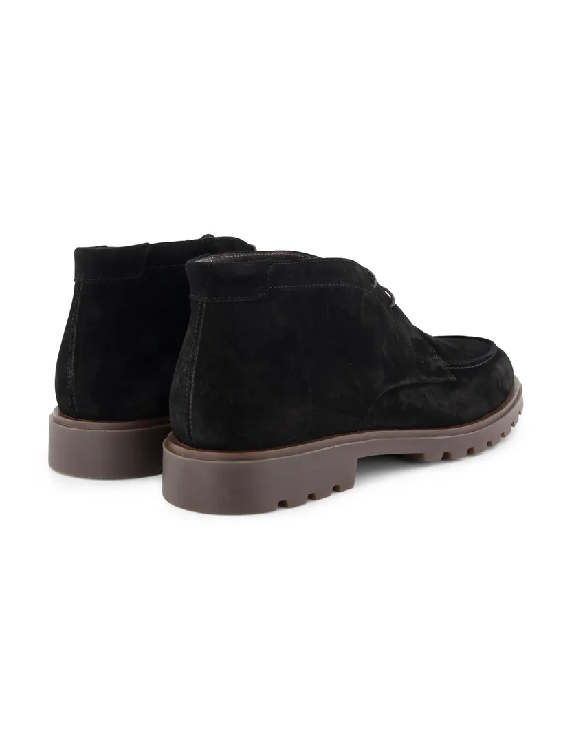 Giorgio schoenen zwart suede