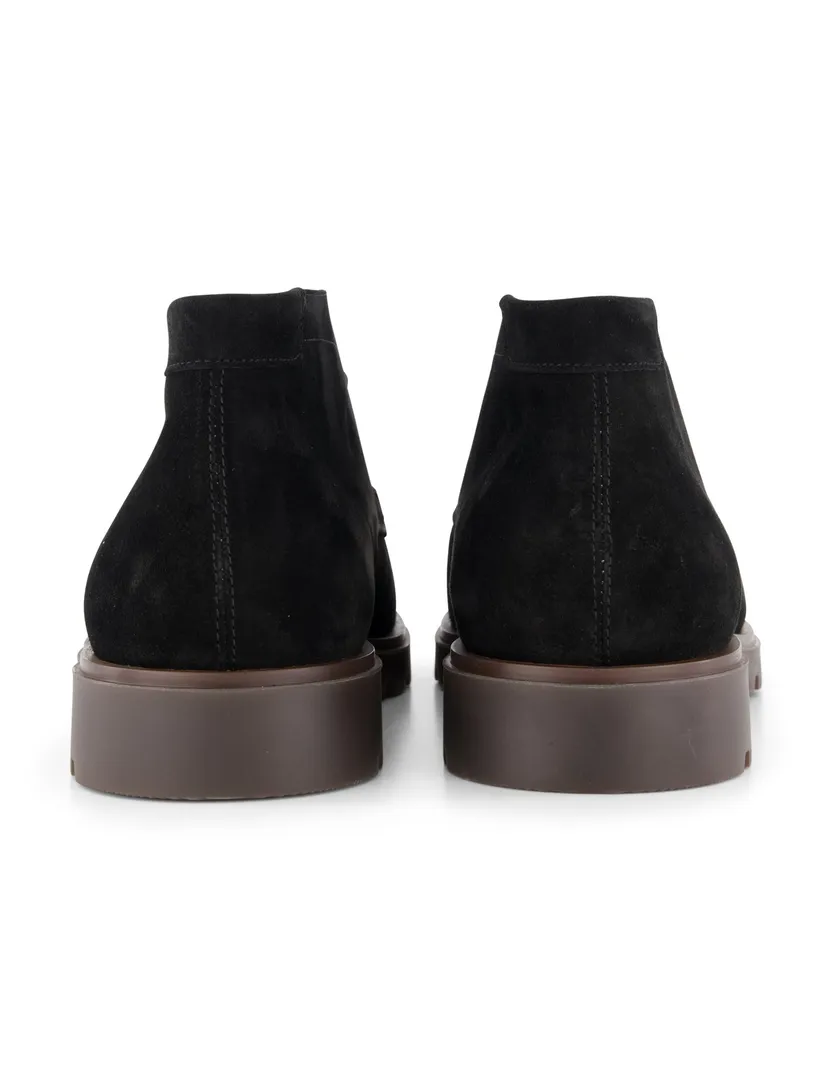 Giorgio schoenen zwart suede