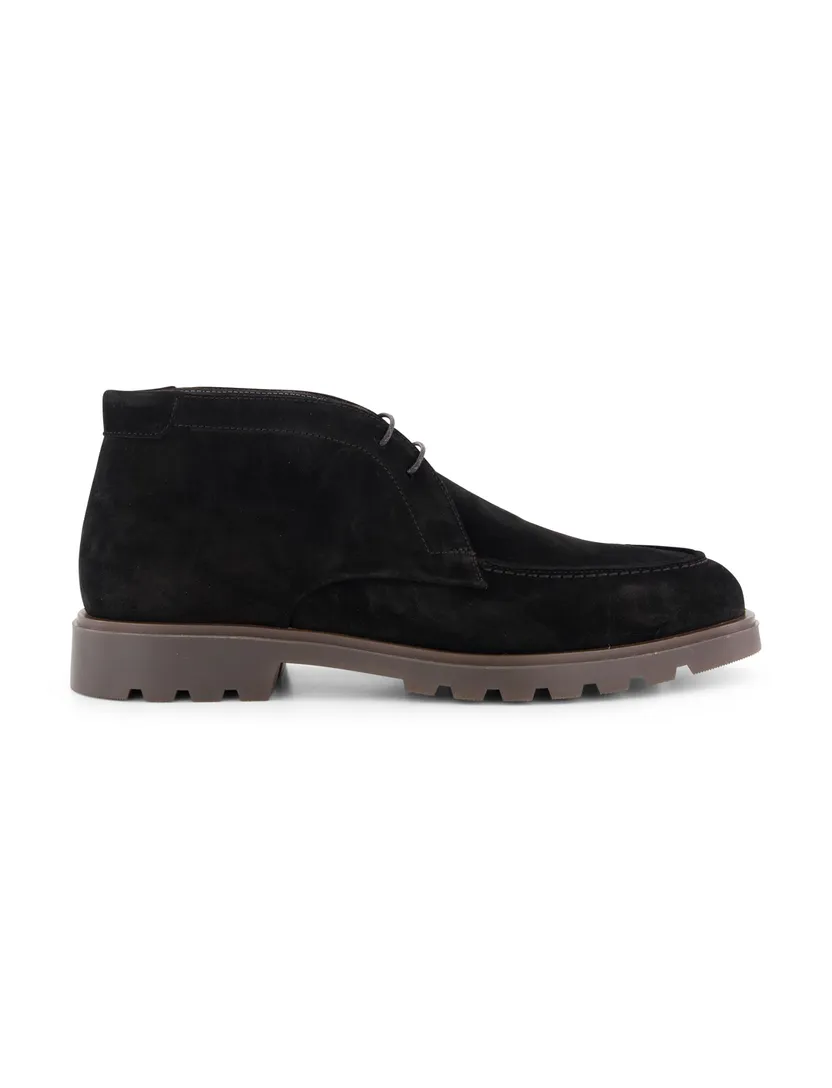 Giorgio schoenen zwart suede