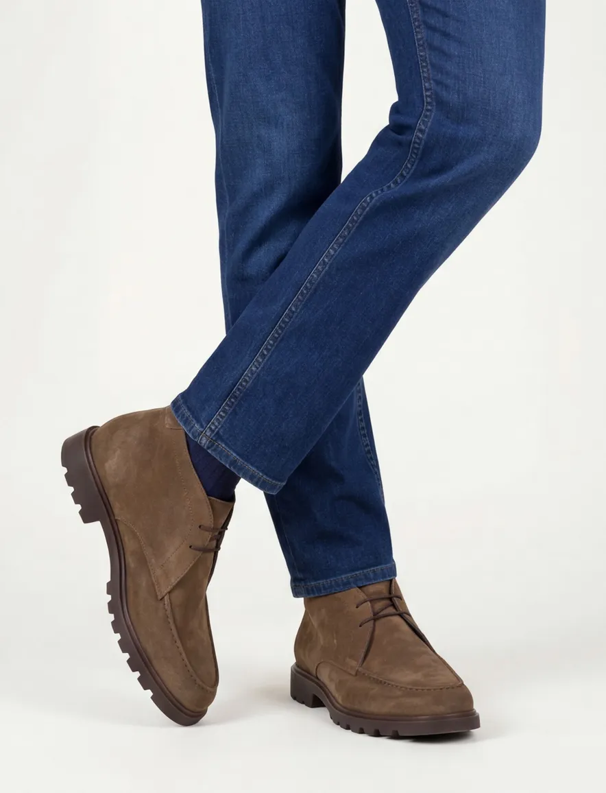 Giorgio schoenen bruin suede
