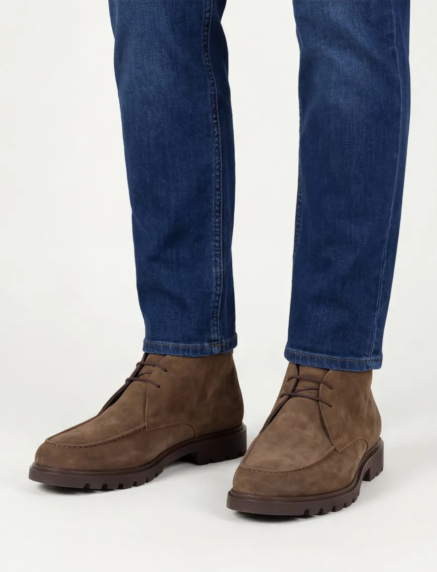 Giorgio schoenen bruin suede