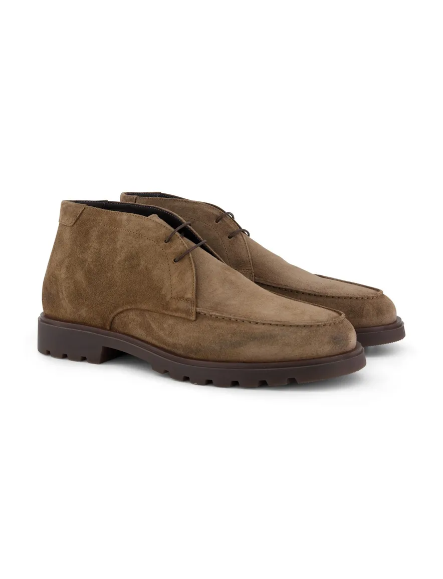Giorgio schoenen bruin suede