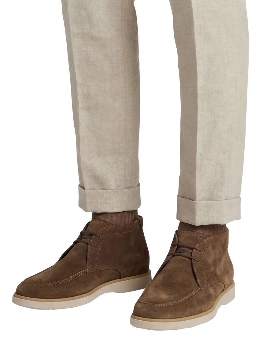 Giorgio schoenen bruin suede