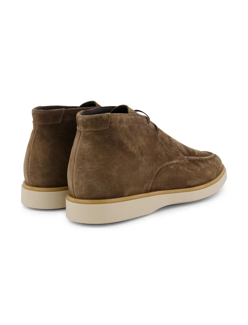 Giorgio veterschoenen bruin suede leer