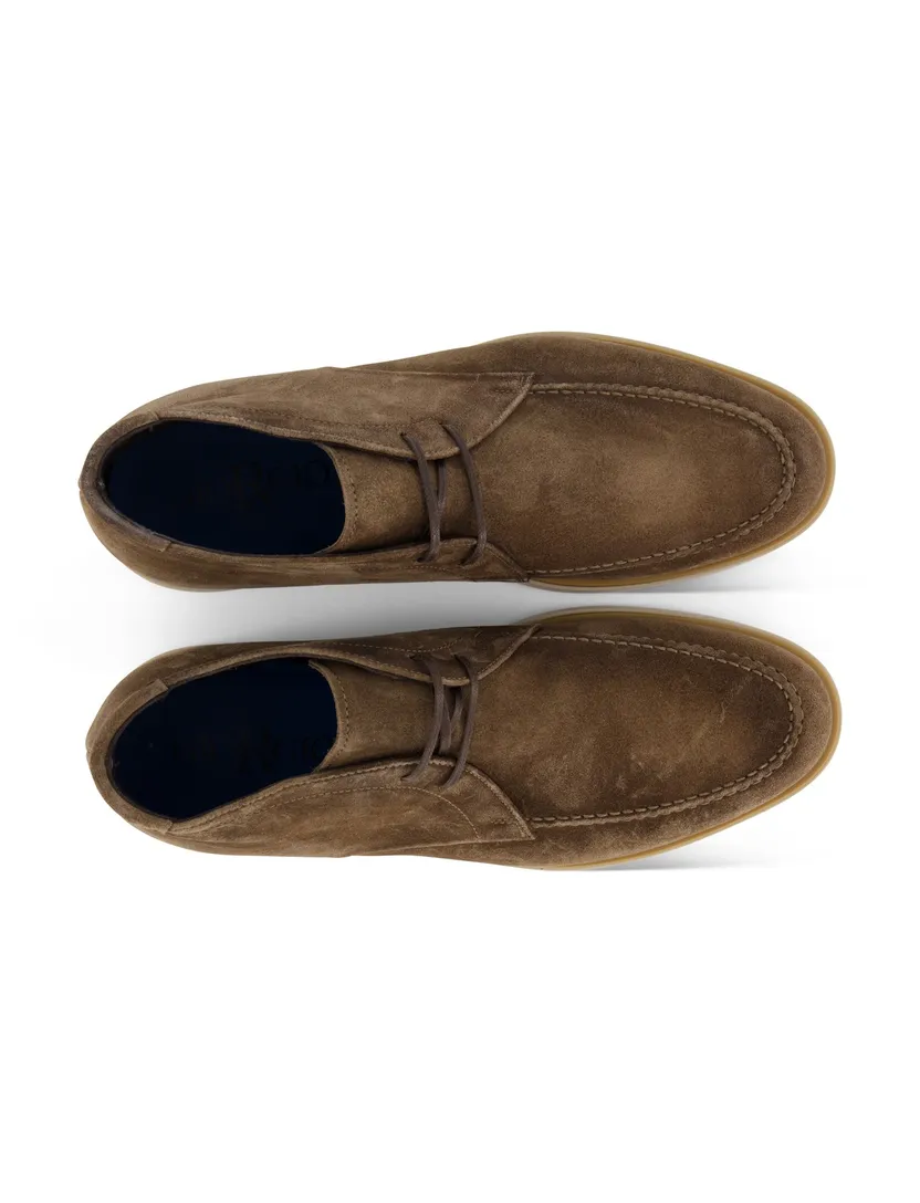Giorgio veterschoenen bruin suede leer