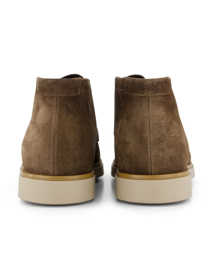 Giorgio veterschoenen bruin suede leer