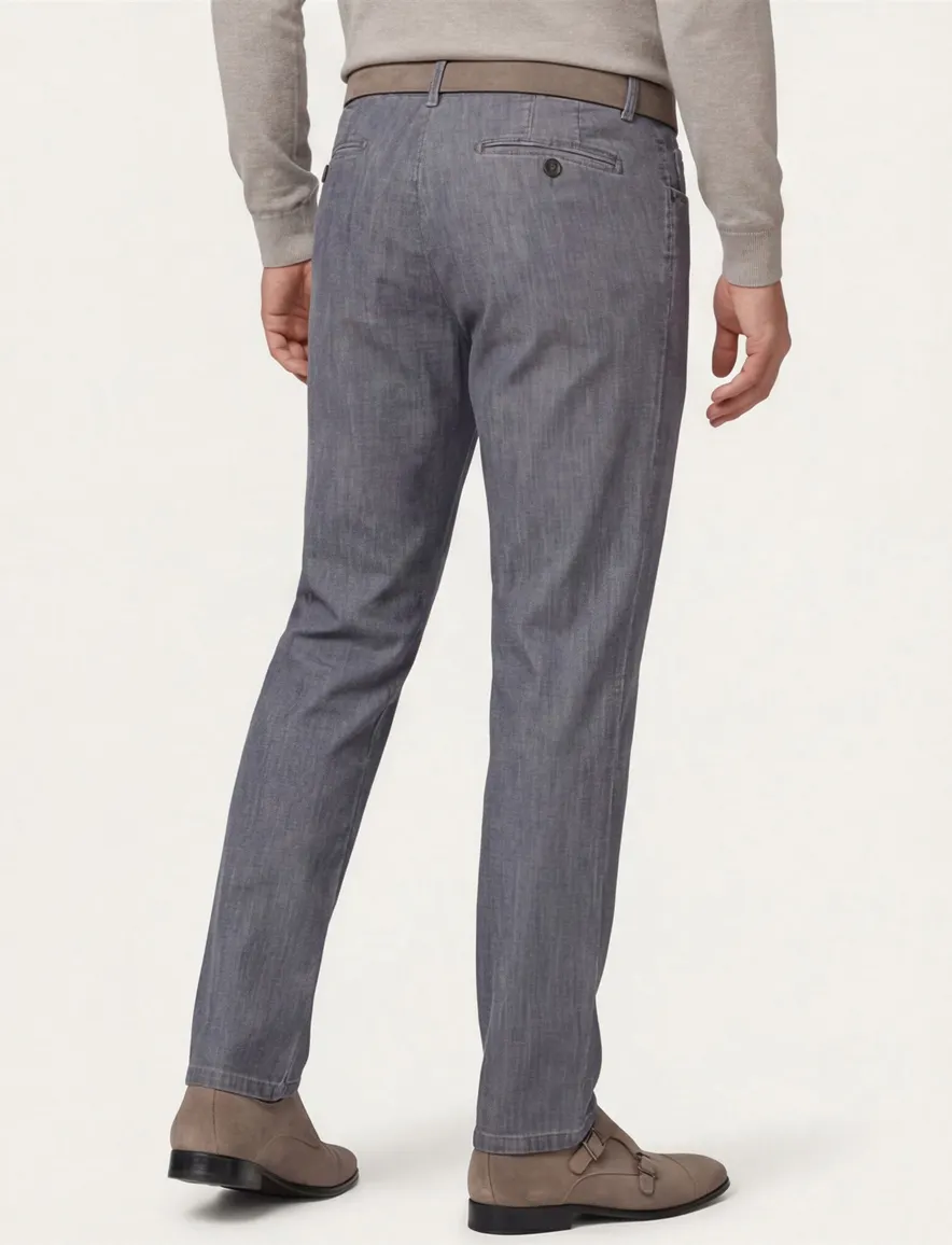 Meyer jeans grijs katoen