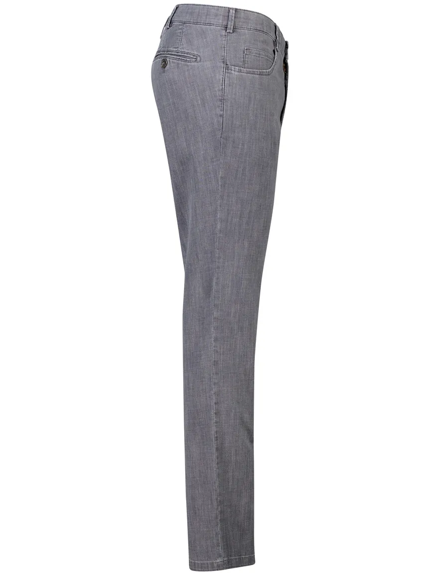 Meyer jeans grijs katoen gemeleerd