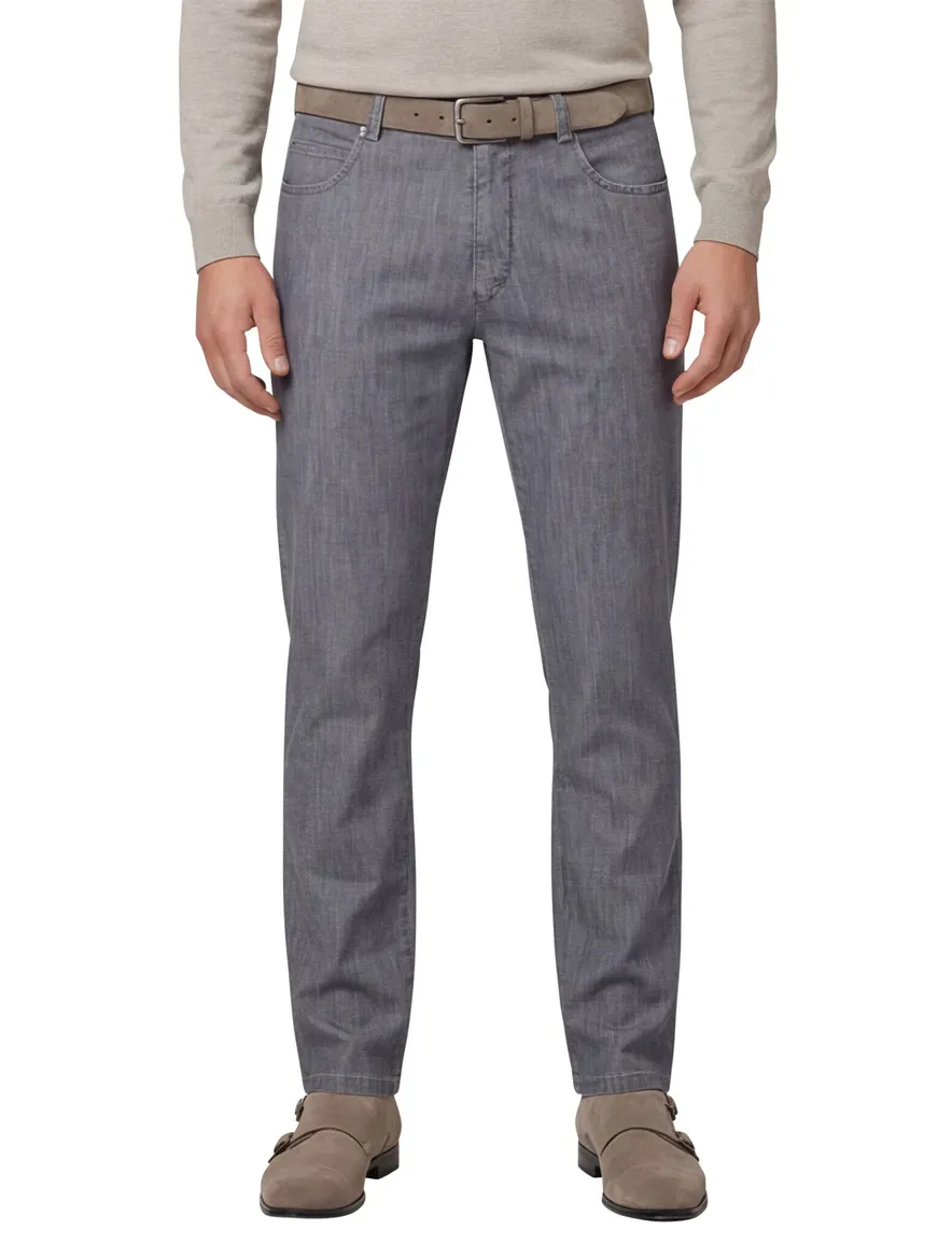 Meyer jeans grijs katoen