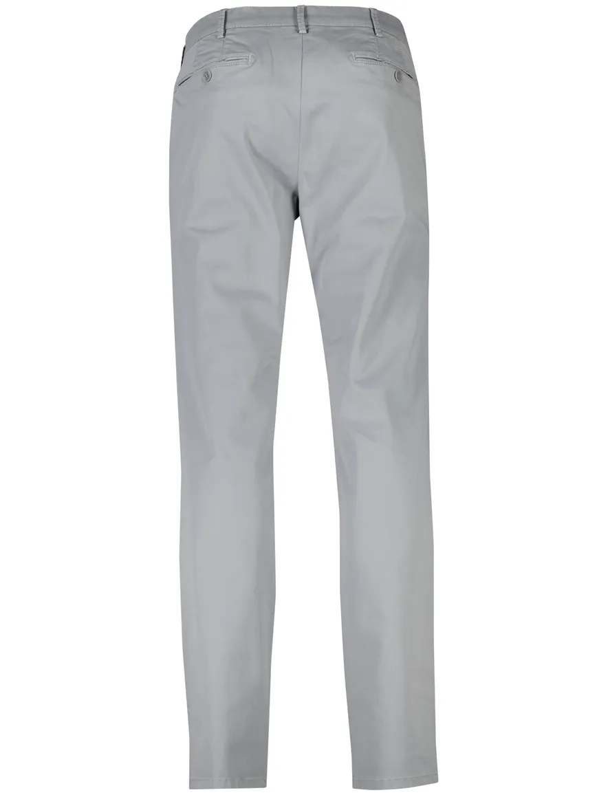 Meyer Pantalon grijs katoen perfect fit