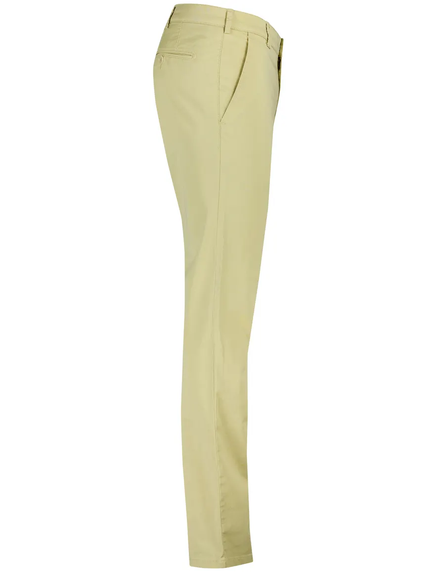 Meyer Rio Pantalon chino geel katoen