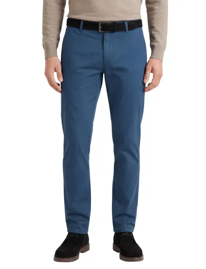 Meyer Meyer Rio Pantalon blauw katoen zonder omslag
