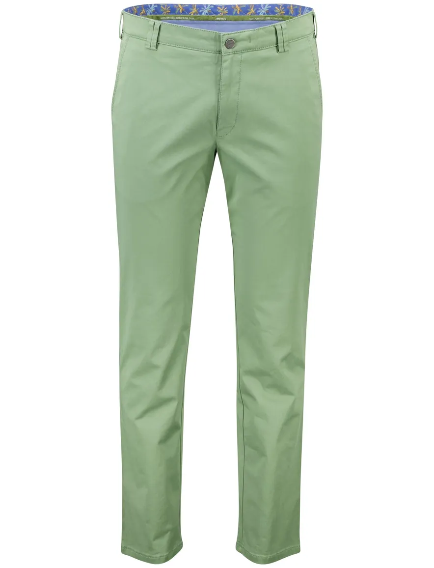 Meyer pantalon katoen groen