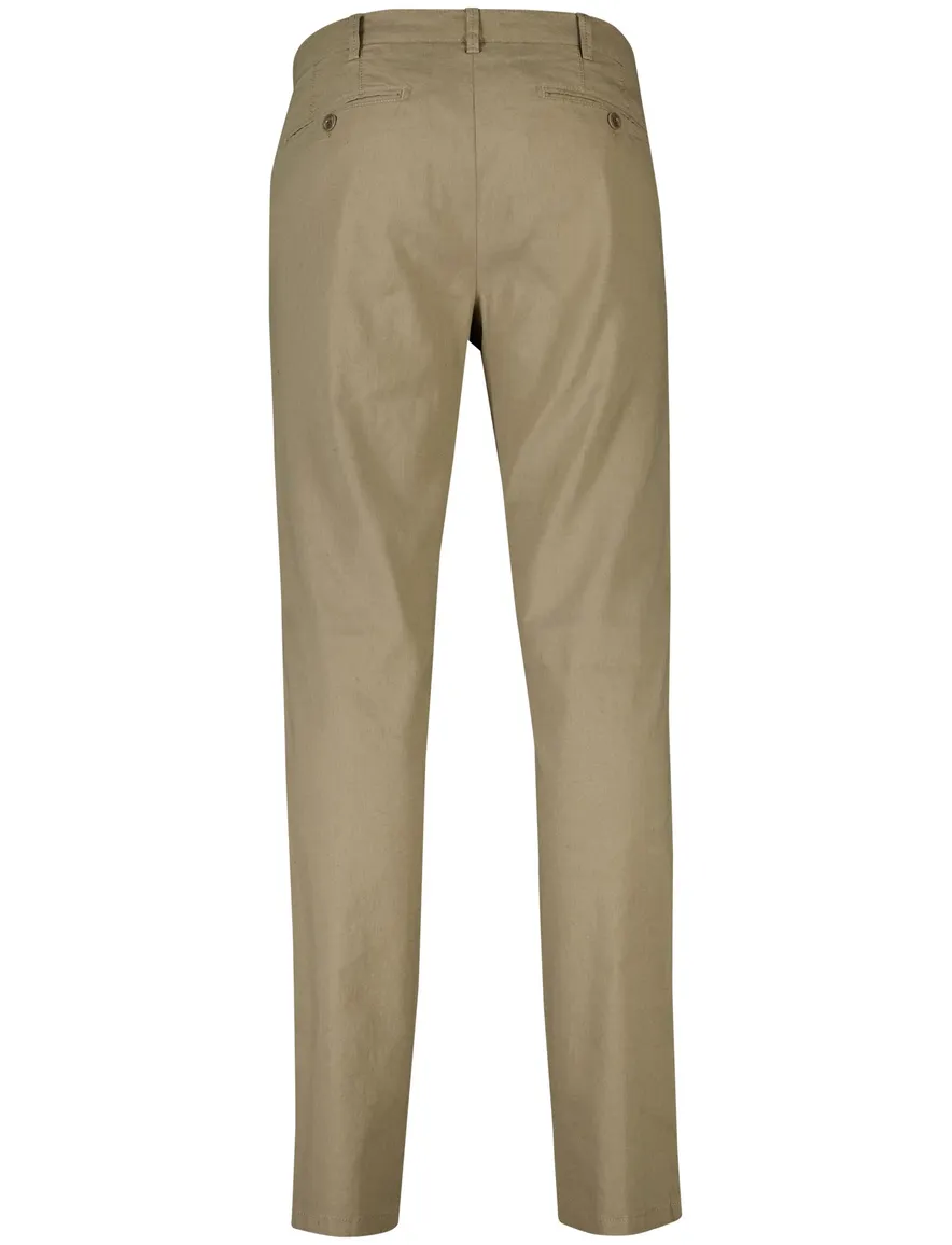 Pantalon chino bruin Meyer Rio