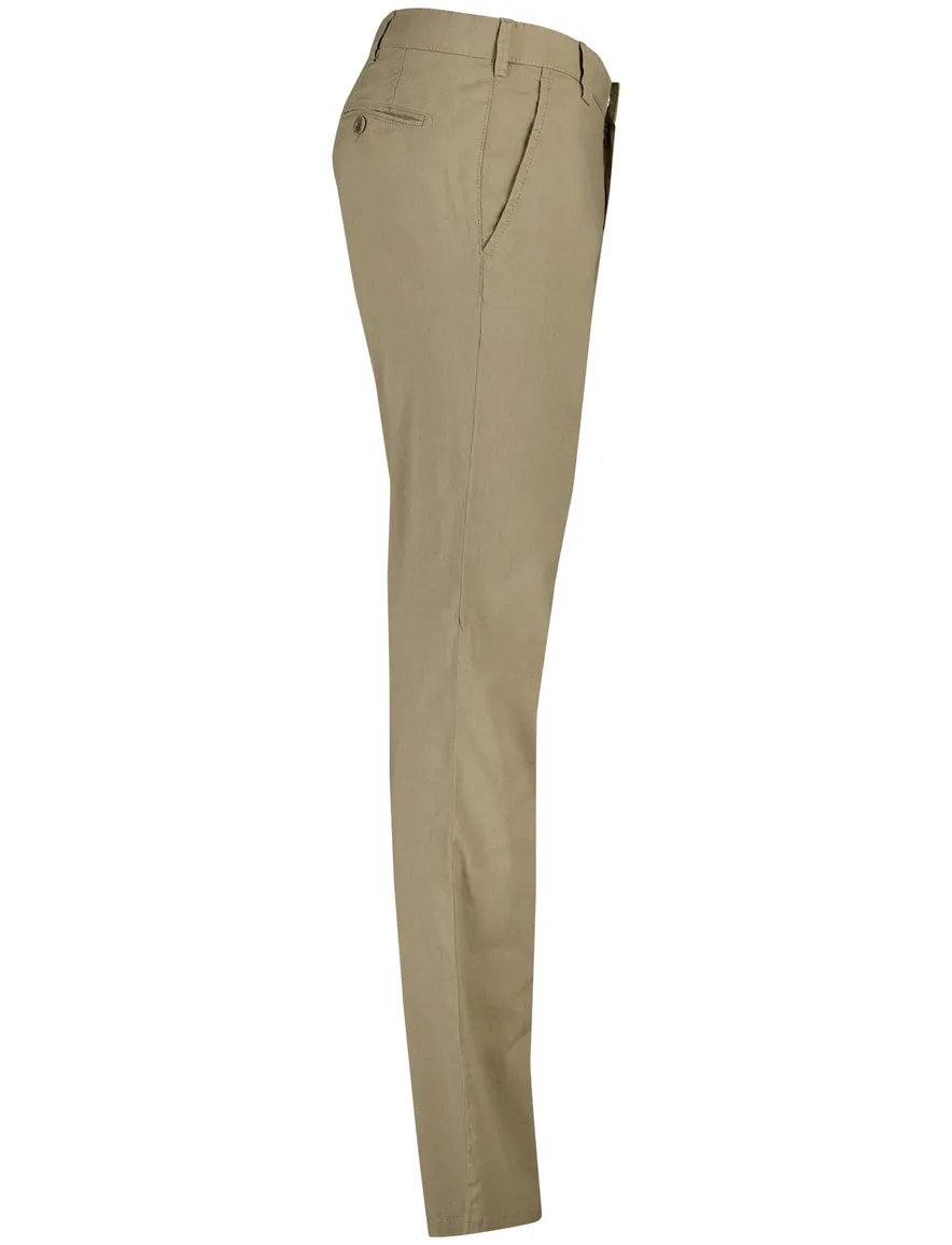 Pantalon chino bruin Meyer Rio