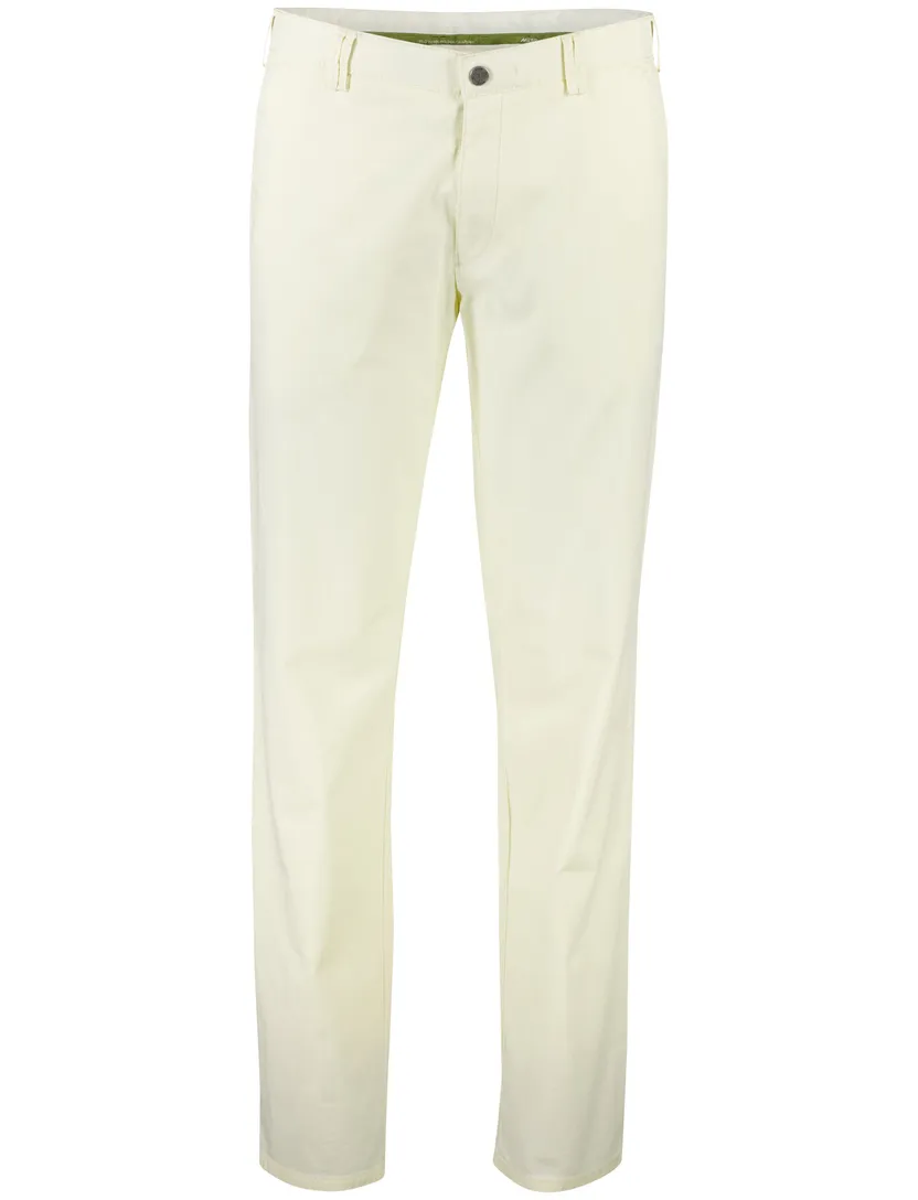 Meyer Rio Pantalon chino katoen geel perfect fit