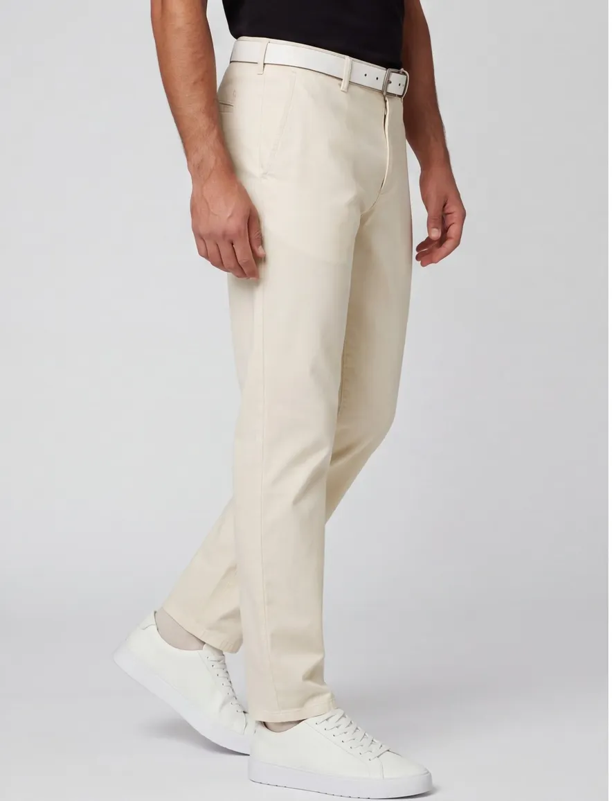 Meyer Rio Pantalon katoen geel