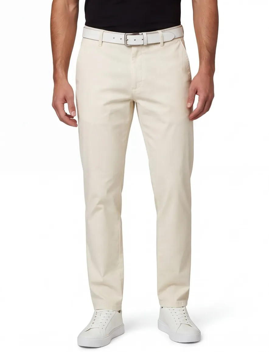 Meyer Rio Pantalon katoen geel