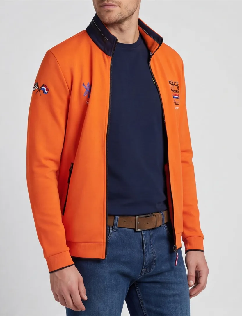 Portofino Racing Collection racevest oranje zonder capuchon