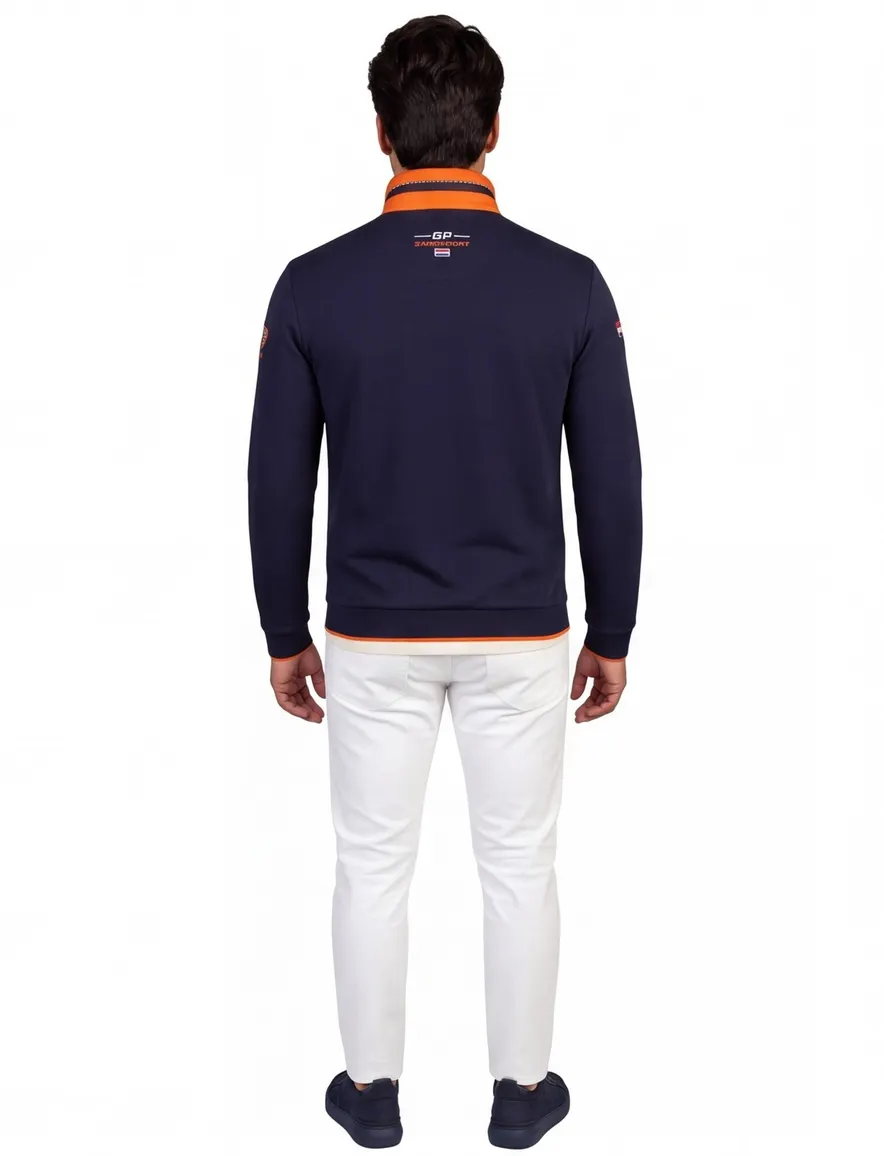 Portofino Race collection racevest donkerblauw katoen