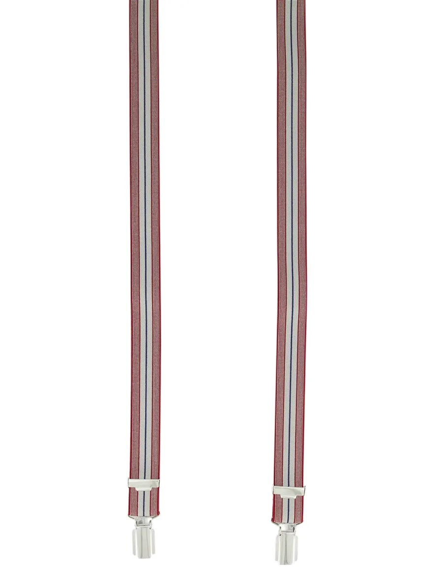 Bretels Lindenmann rood strepen print