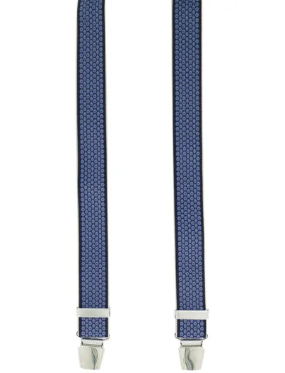 Lindenmann Bretels Lindenmann blauw print