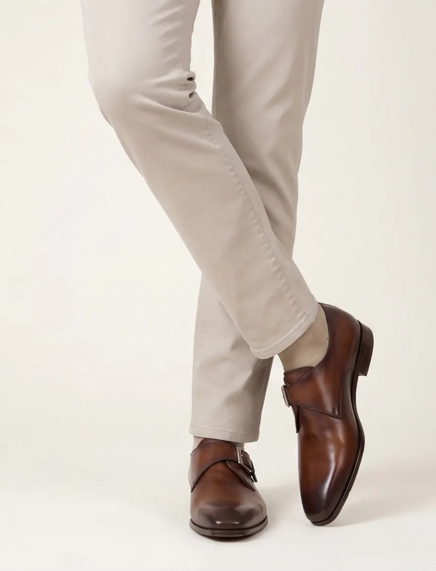 Magnanni schoenen bruin nette schoenen met gesp